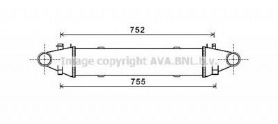 AVA QUALITY COOLING ms4525 -  Интеркулер